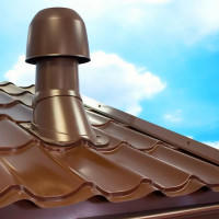 Ventilação do telhado em metal: características do sistema de troca de ar