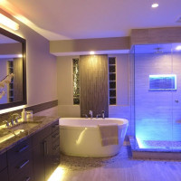 Φωτισμός στο μπάνιο: Φωτισμός LED DIY
