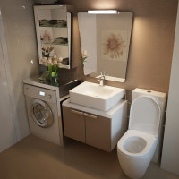 Kabinet ng banyo: na mas mahusay na pumili + kung paano mag-install