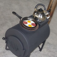 Do-it-yourself stove: isang pamamaraan ng isang gawa sa bahay na kalan para sa isang bahay sa tag-araw at garahe