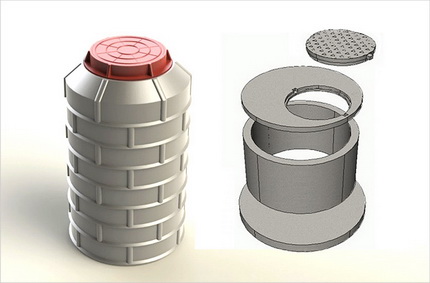 Polymer sand well as a caisson for a well Polymer sand well
