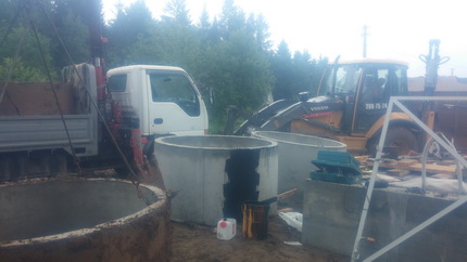 Anneaux en béton armé Caisson en béton