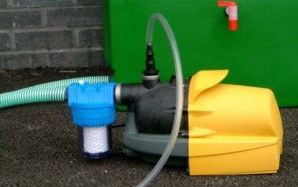 Pond watering filter pump Suction valve filter