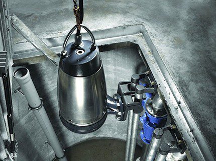 Installation de pompe submersible