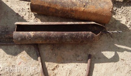 Outils de forage faits maison Perceuse cuillère