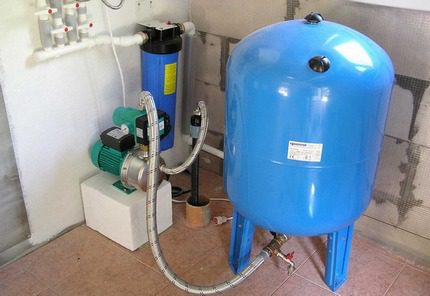 Installation of a pumping station
