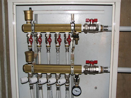 Collecteur bricolage pour chaudière de chauffage Collectionneur