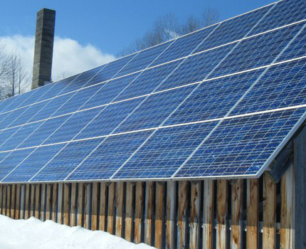 Panneaux solaires pour un système de chauffage alternatif Installations solaires