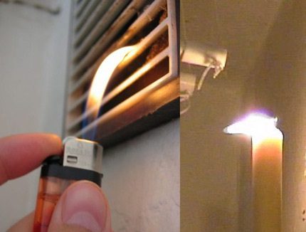 Check before installing a carbon monoxide detector at home Ventilation check
