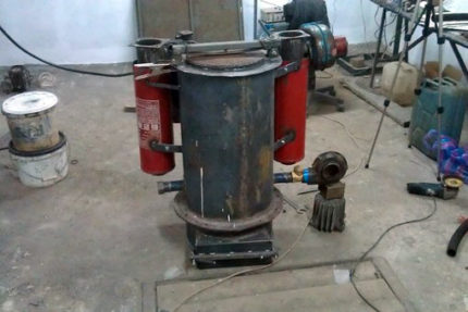 Gawang bahay na gawa ng gas sa kahoy Gumagawa ng gawang bahay