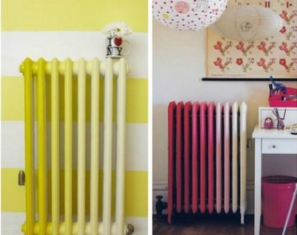 How to paint a heating battery beautifully and effectively What method can I make a radiator