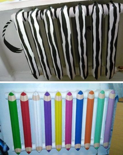 How interesting it is to design a heating battery in a children's room How to paint and decorate a radiator in a nursery