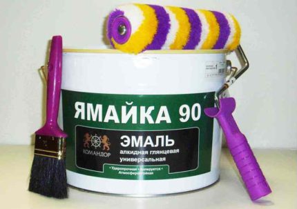 How to paint a heating battery with alkyd enamel How to paint a radiator with alkyd enamel