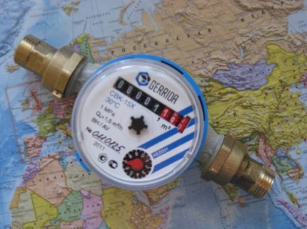 Vane counters are popular with us in the west Vane Water Meter