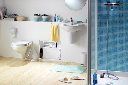 Toilette suspendue avec pompe fécale Pompe chopper