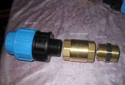 Paano tama ikonekta ang isang pump ng ibabaw sa isang mapagkukunan Suriin ang Mga Valve Fittings