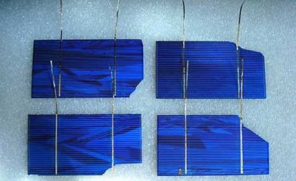 How to solder contacts to solar cells Soldering contacts on group B photocells