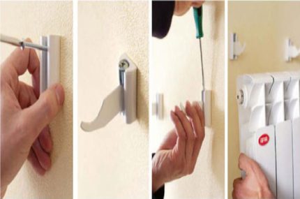 Tự lắp đặt pin sưởi theo các bước