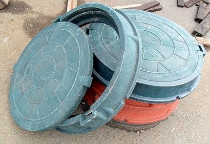Couvercles pour puits d'égout en polymère Couvercle de regard en polymère