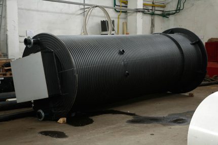 Storage tanks as part of a sewer station SPS capacity