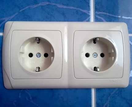 שקע לחיווט ולולאת קרקע שקע קרקע