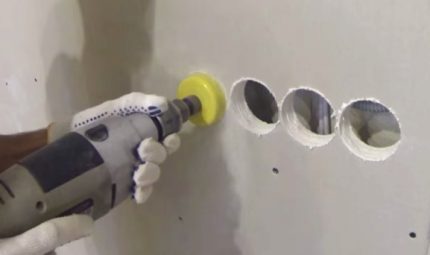 Alçıpan duvara duvar prizi nasıl takılır Soket için alçıpan delik