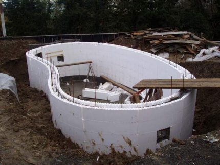 Comment construire une piscine de blocs de mousse de polystyrène Piscine avec parois en blocs de polystyrène
