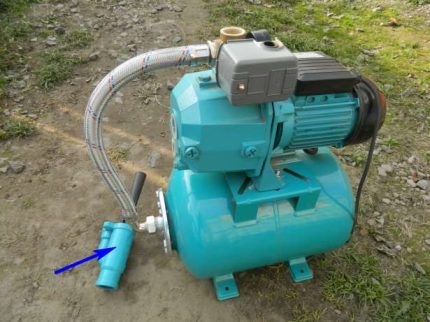 Istasyon ng pumping ng tubig na may panlabas na ejector Remote ejector