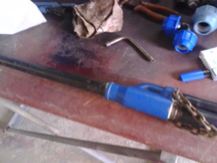 Pagkonekta ng isang ejector para sa isang pumping station Pagkonekta ng isang panlabas na ejector