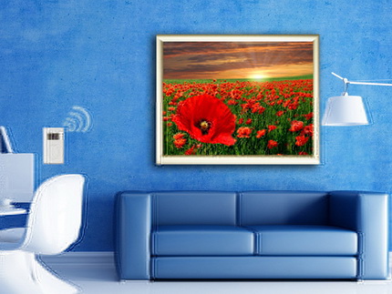 Appareil de chauffage électrique mural Chauffage électrique pour une maison privée