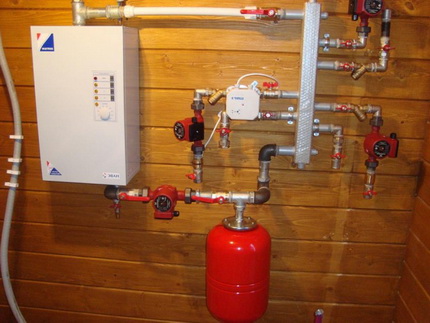 La possibilité de chauffer une maison de campagne avec électricité Chauffage électrique d'une maison privée