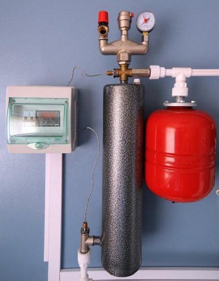 Système de chauffage d'une maison privée avec chaudière électrique de type induction Chauffage électrique d'une maison privée