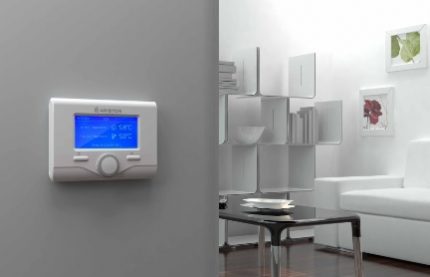 Ang pinakamahusay na boiler ng gas na may remote control Panlabas na control panel