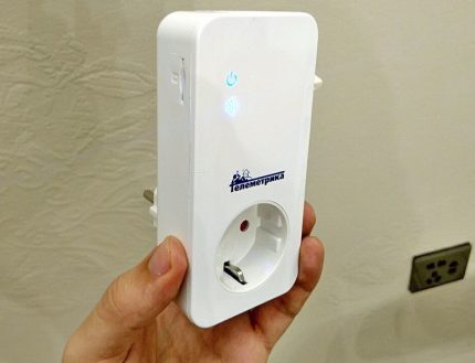 ניהול שקע gsm באמצעות אפליקציה סלולרית שקע חכם עם שליטה חיצונית