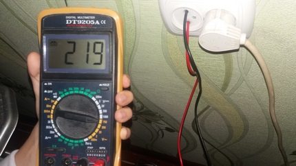 Quy tắc đo điện áp ở đầu ra Kết quả đo lường đầu ra