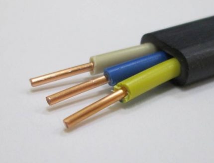 Types of wires for connecting sockets and switches Copper wire