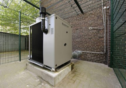 Abri pour pompe à chaleur