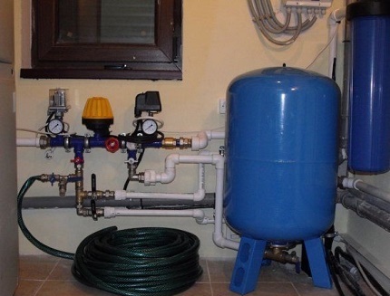 The value of the tank in the water supply system The value of the tank in the water supply system