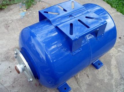 How to connect the accumulator to the water supply system New accumulator