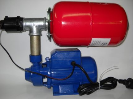 Pagpili ng isang pumping station para sa mga mababang mapagkukunan ng daloy Istasyon ng bomba AQUAROBOT M