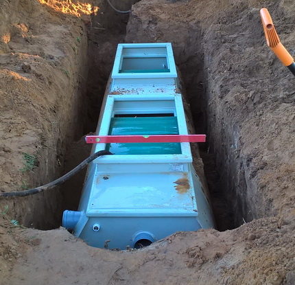 Comment installer une fosse septique Tver dans la fosse Installation d'une fosse septique Tver