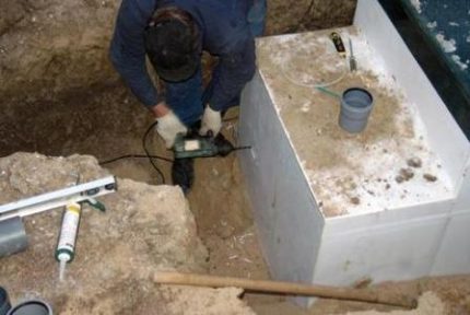 Εγκατάσταση σηπτικής δεξαμενής Topas