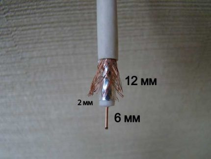 Préparation du câble pour la connexion Préparation des câbles