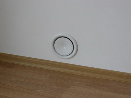 Difusor do sistema de aquecimento do ar de uma casa particular Aquecimento de ar DIY