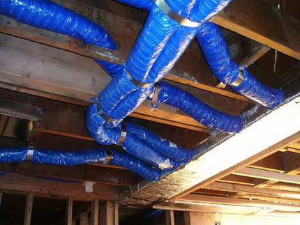 Como seguir um sistema de aquecimento do ar faça você mesmo com canais suspensos Aquecimento de ar DIY