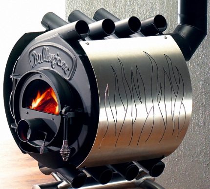 Furnace for air heating of a private house Bullerian air oven