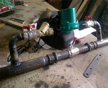 Ang pag-install ng isang pump na sirkulasyon sa isang circuit ng pag-init Pump ng sirkulasyon ng dyypass
