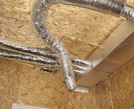 Brick kiln air heating system Ceiling duct system