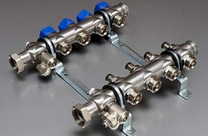 what materials do collectors for heating produce Stainless steel distribution block