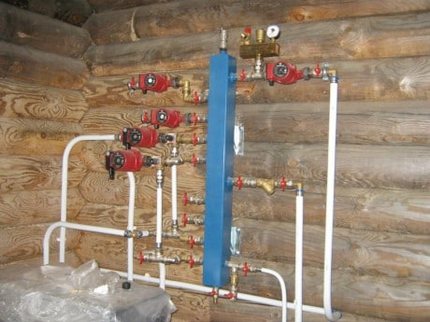 Hydroarrow - collector for complex heating networks DIY link